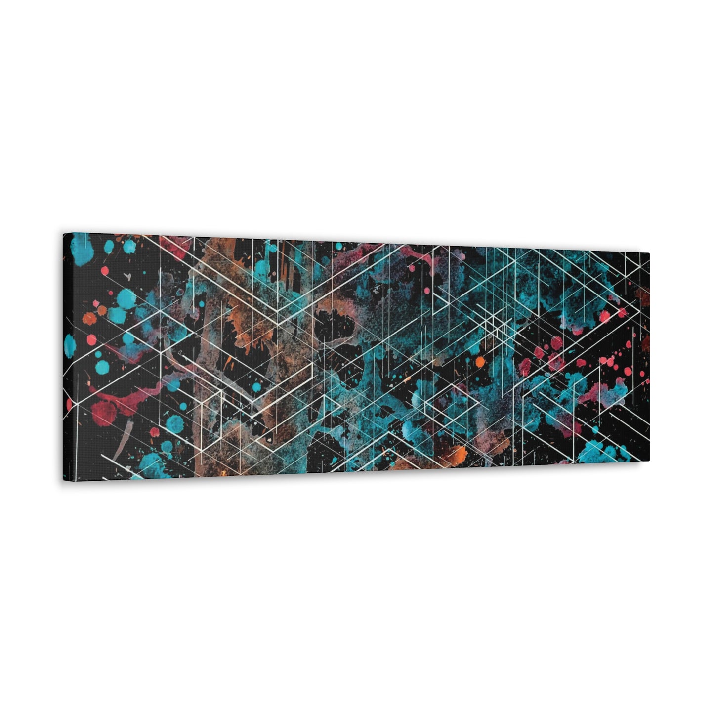 Galaxy Canvas - Dimensional Illusion Wall Art Abstract Water Color Painting