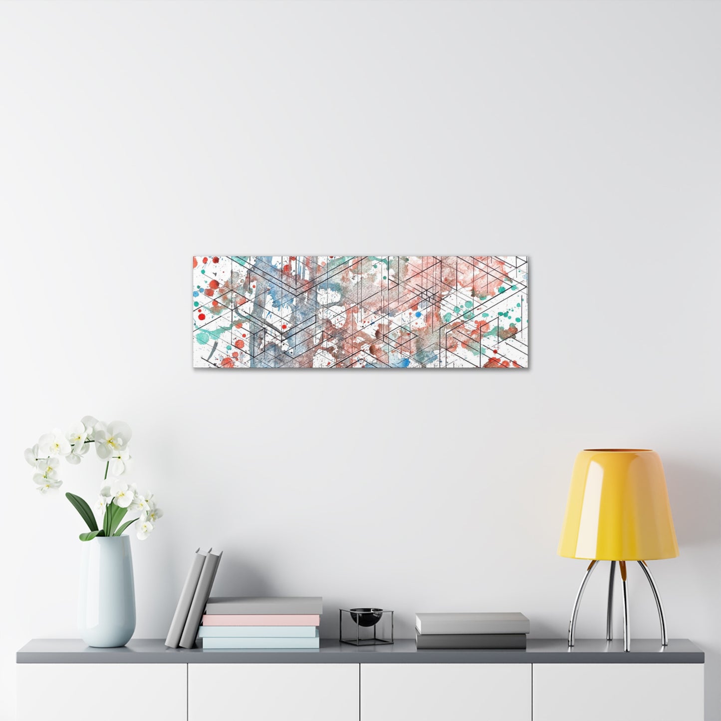 Canvas - Dimensional Illusion Wall Art Abstract Water Color Painting