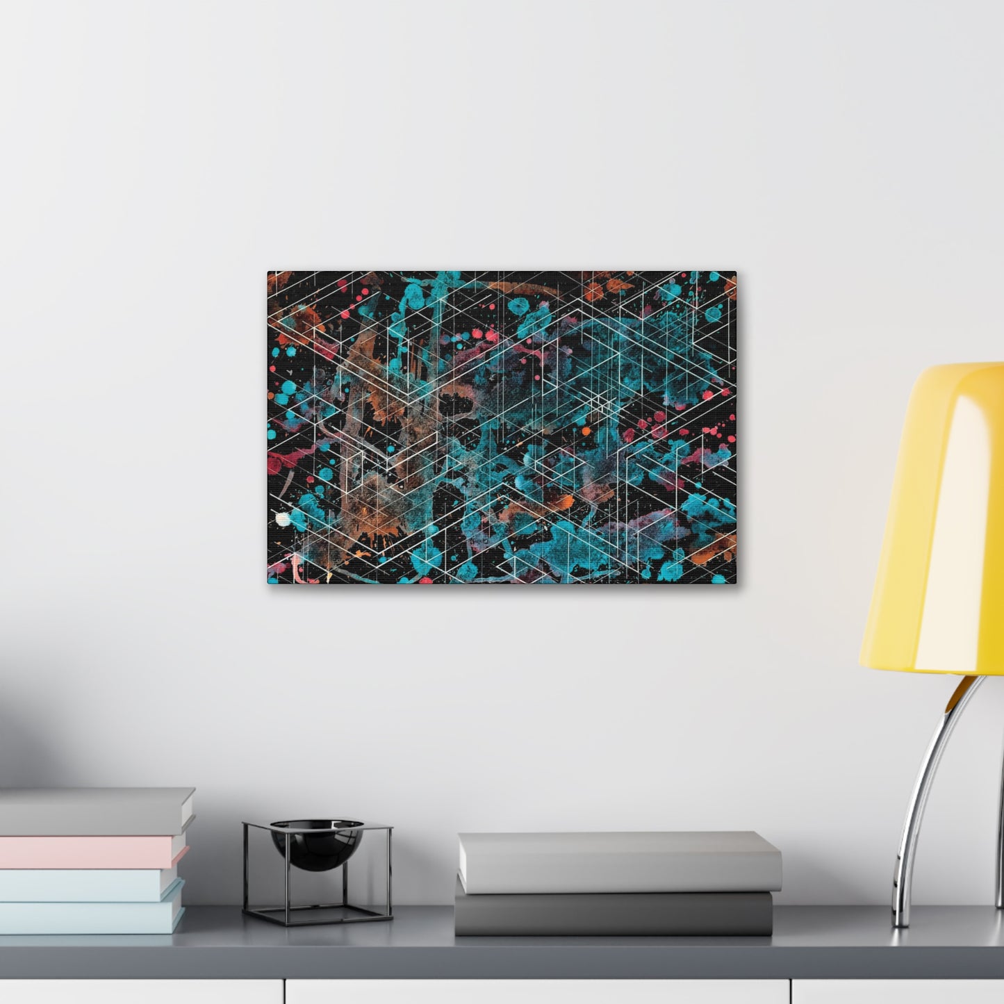 Galaxy Canvas - Dimensional Illusion Wall Art Abstract Water Color Painting