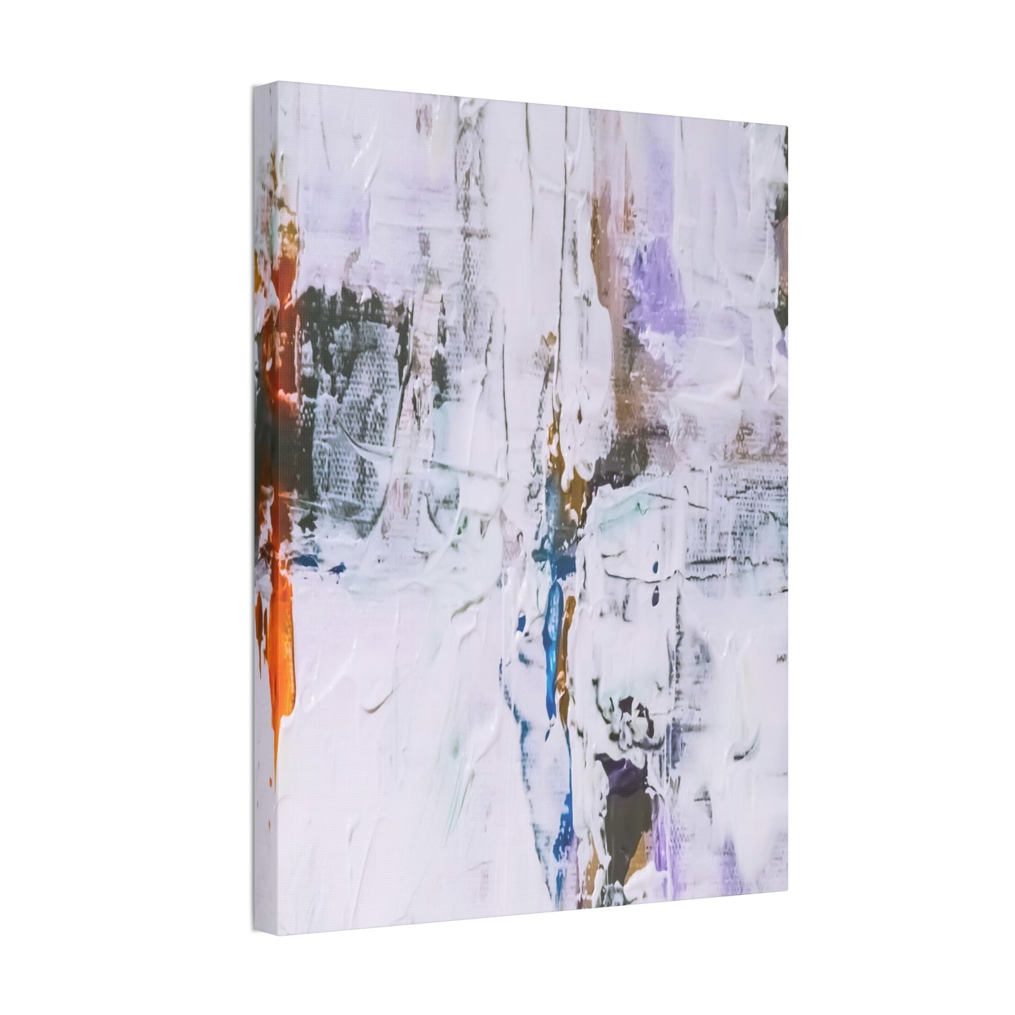 Orange Seer - Polyester Canvas Wall Art Wall Décor Living Room Art Abstract Art