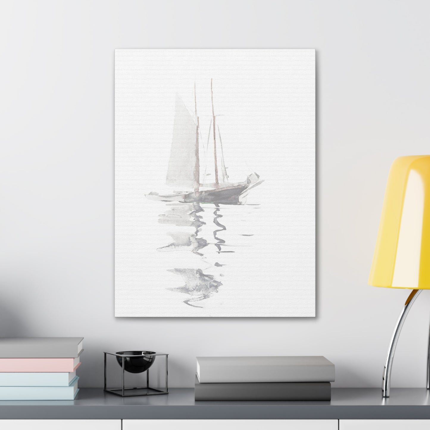 Set Sail - Canvas Painting / Abstract Painting / Figurative Art / Canvas Gallery Wraps