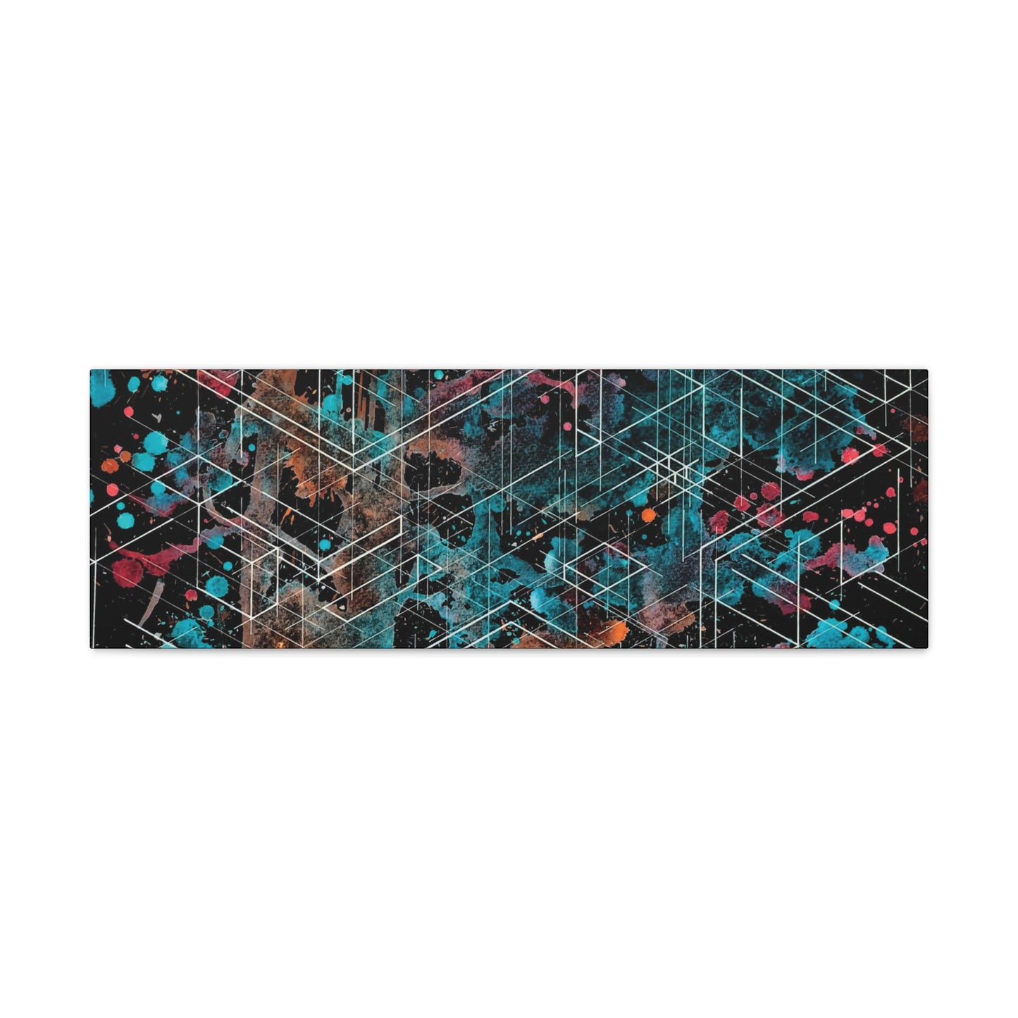 Galaxy Canvas - Dimensional Illusion Wall Art Abstract Water Color Painting