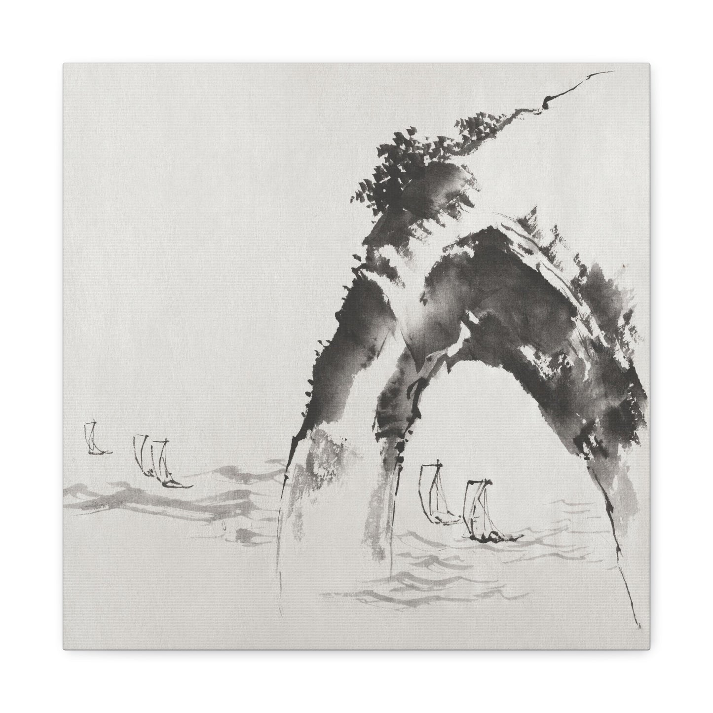 Chasing Fleet - Canvas Painting / Abstract Painting / Figurative Art / Canvas Gallery Wraps