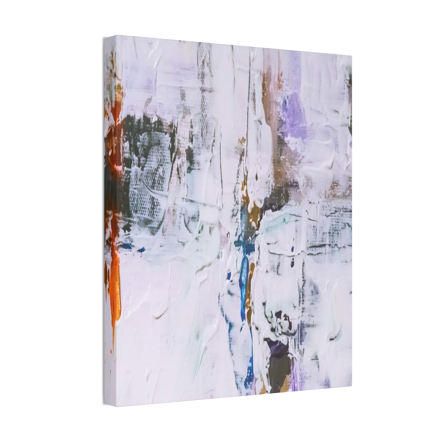 Orange Seer - Polyester Canvas Wall Art Wall Décor Living Room Art Abstract Art