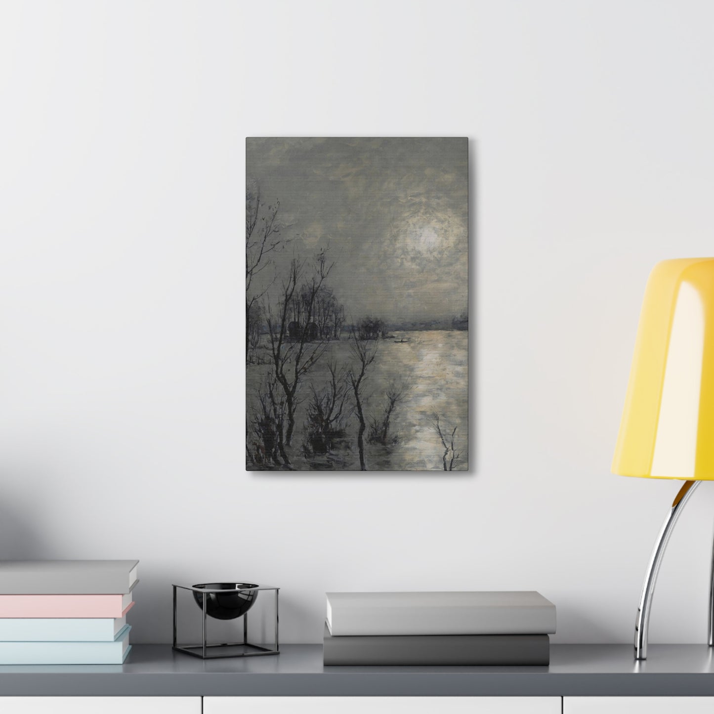 Swampy Dawn - Canvas Painting Wall Art Abstract Painting