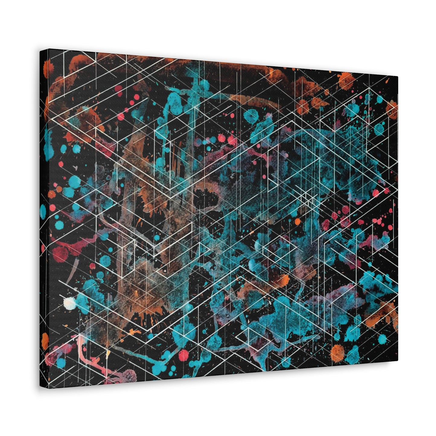 Galaxy Canvas - Dimensional Illusion Wall Art Abstract Water Color Painting