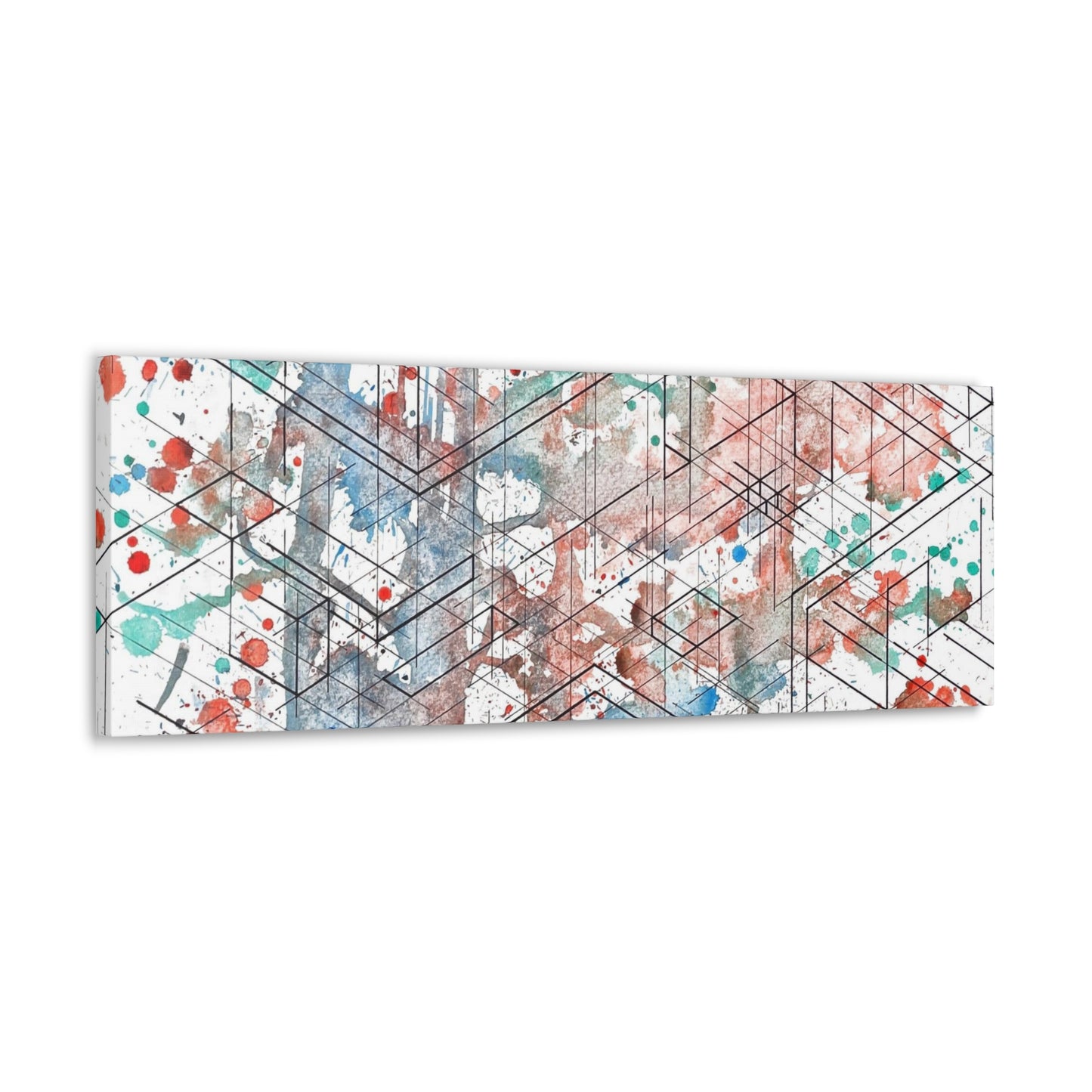 Canvas - Dimensional Illusion Wall Art Abstract Water Color Painting