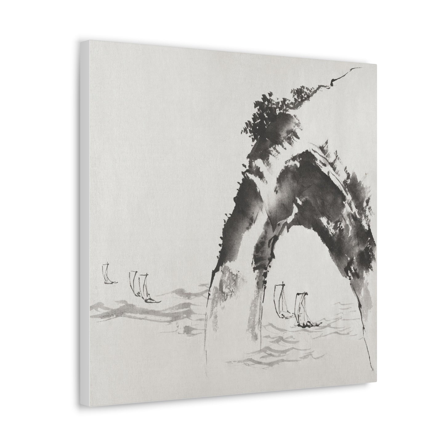 Chasing Fleet - Canvas Painting / Abstract Painting / Figurative Art / Canvas Gallery Wraps