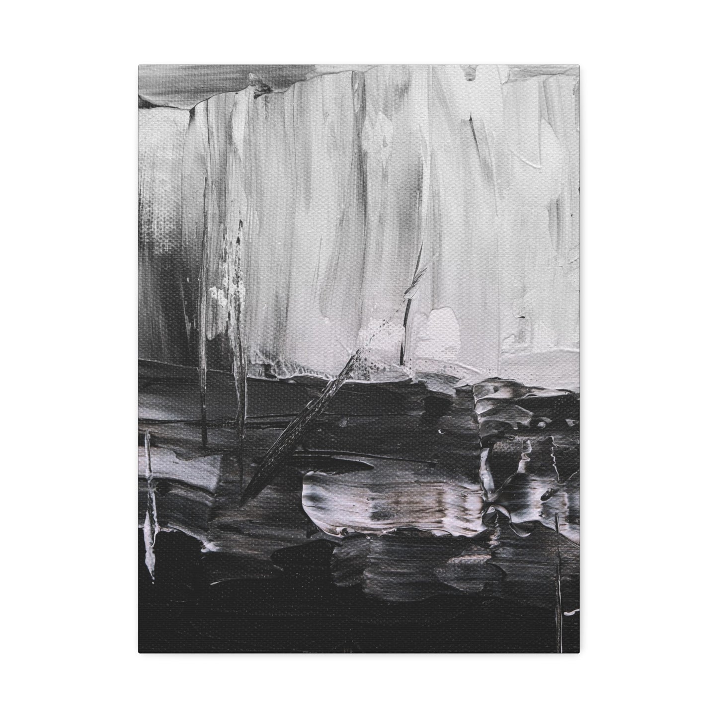 Midnight Train - Polyester Canvas Wall Art Wall Décor Living Room Art Abstract Art
