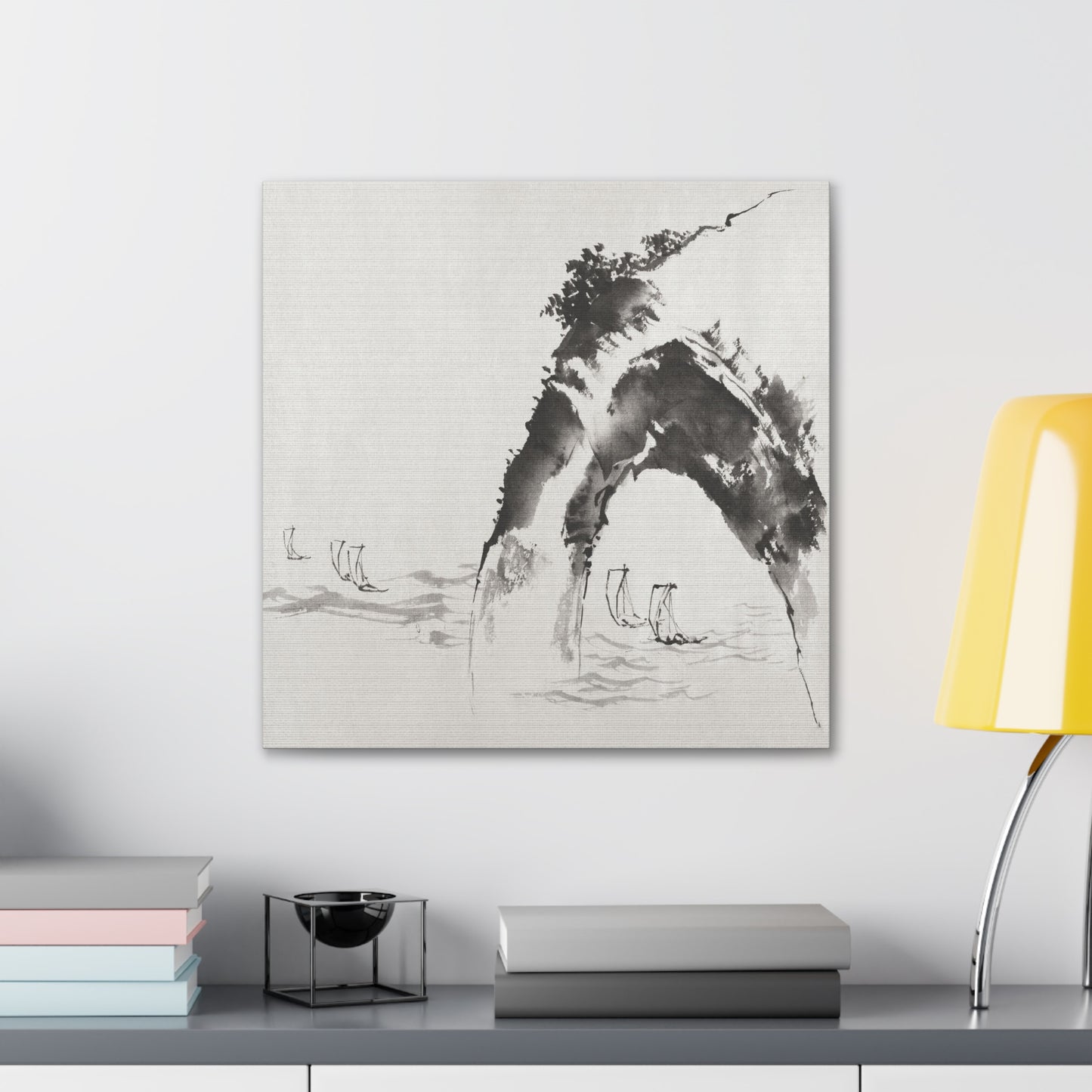 Chasing Fleet - Canvas Painting / Abstract Painting / Figurative Art / Canvas Gallery Wraps