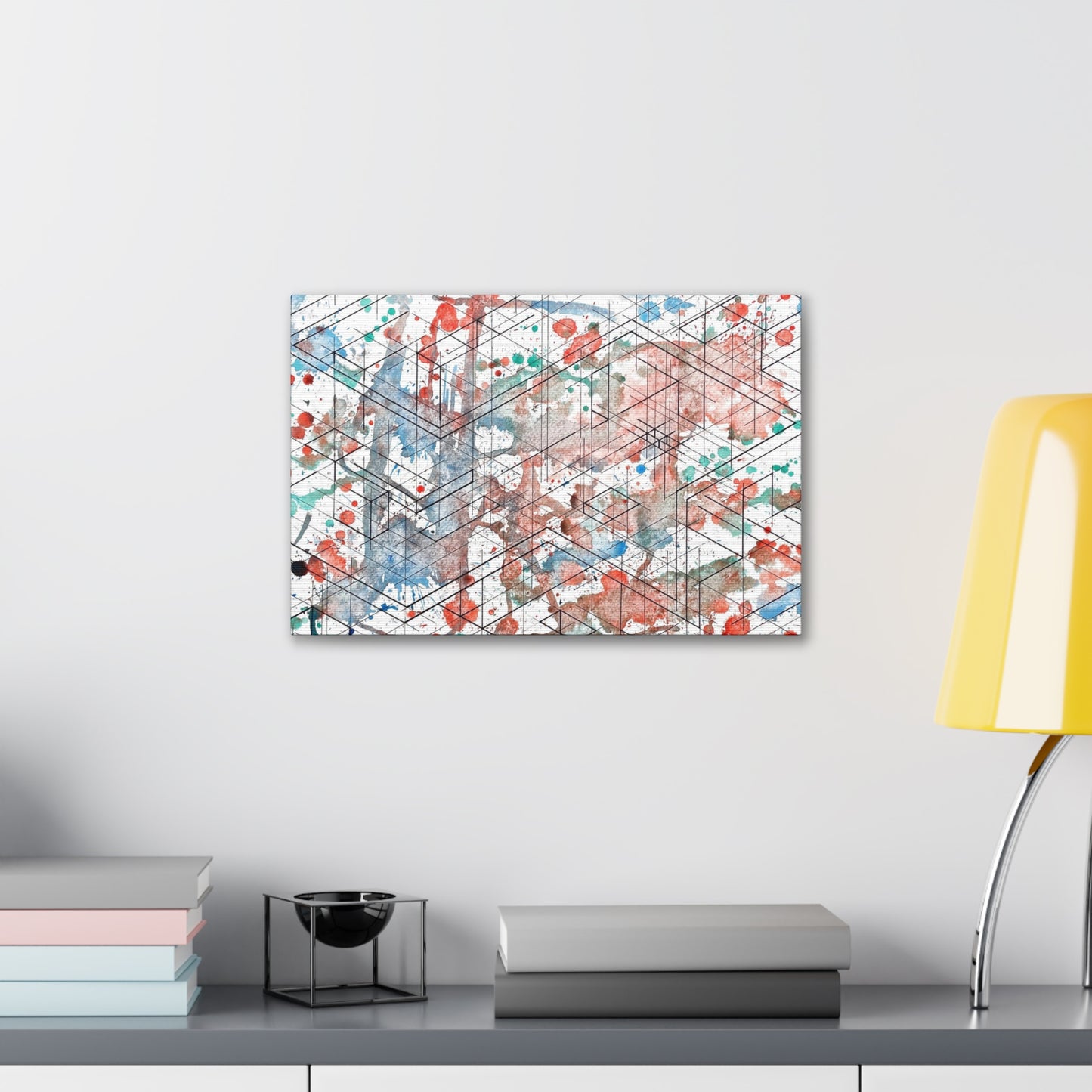 Canvas - Dimensional Illusion Wall Art Abstract Water Color Painting