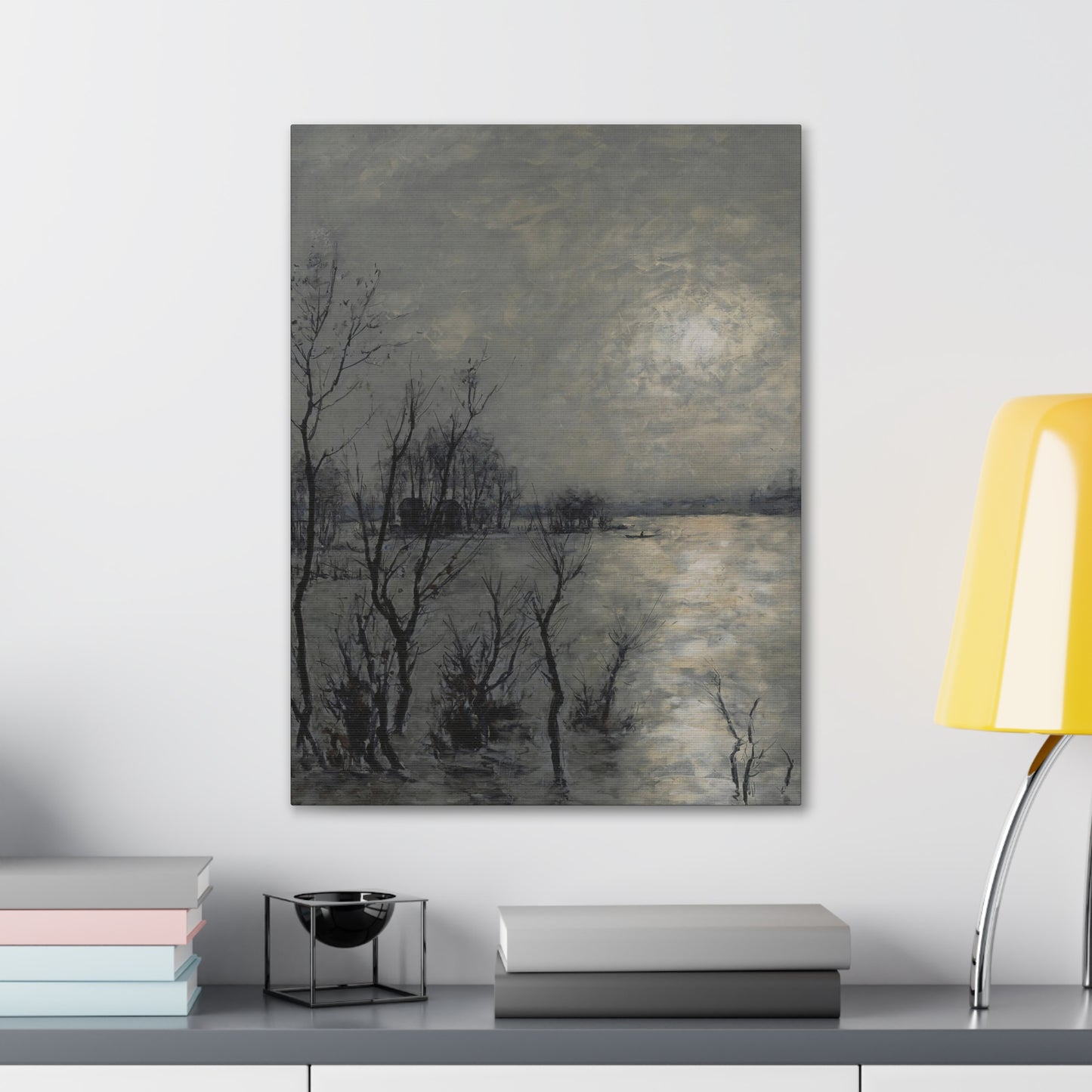 Swampy Dawn - Canvas Painting Wall Art Abstract Painting