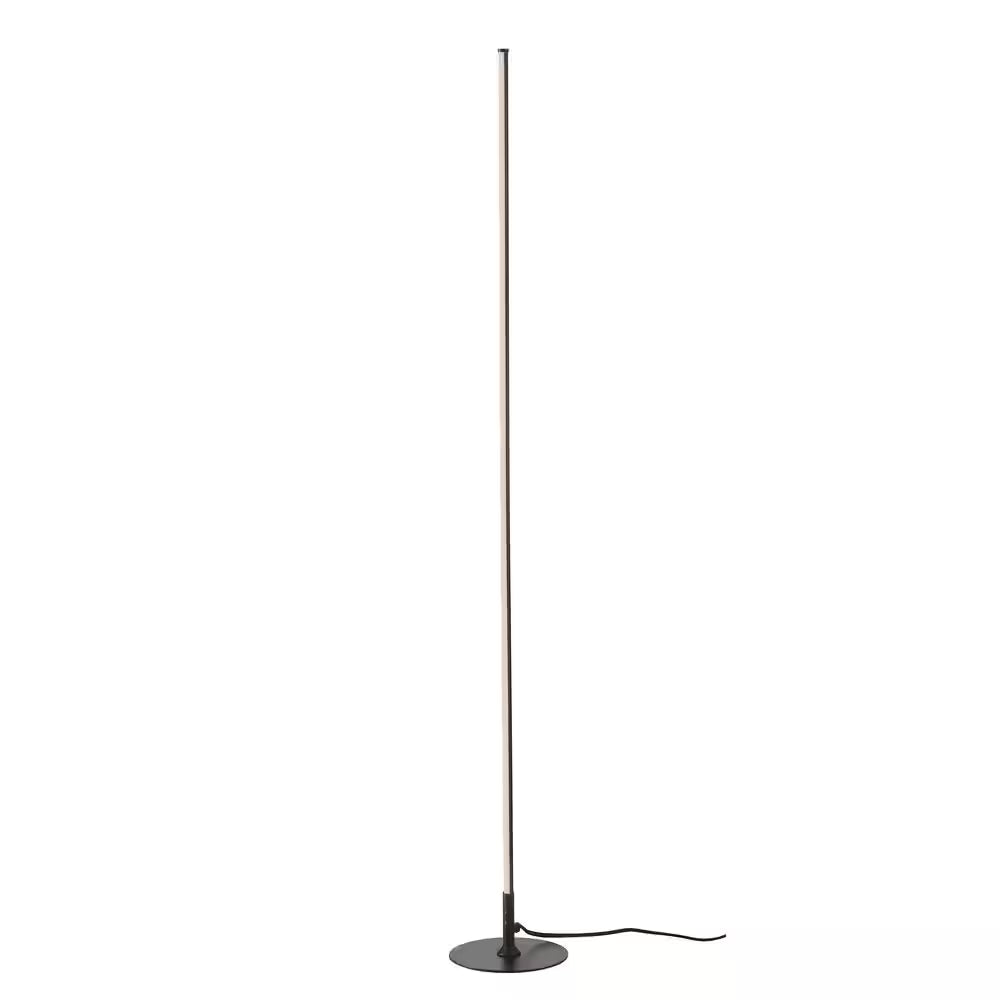 Iris 59.5 In. Black LED Integrated Floor Lamp