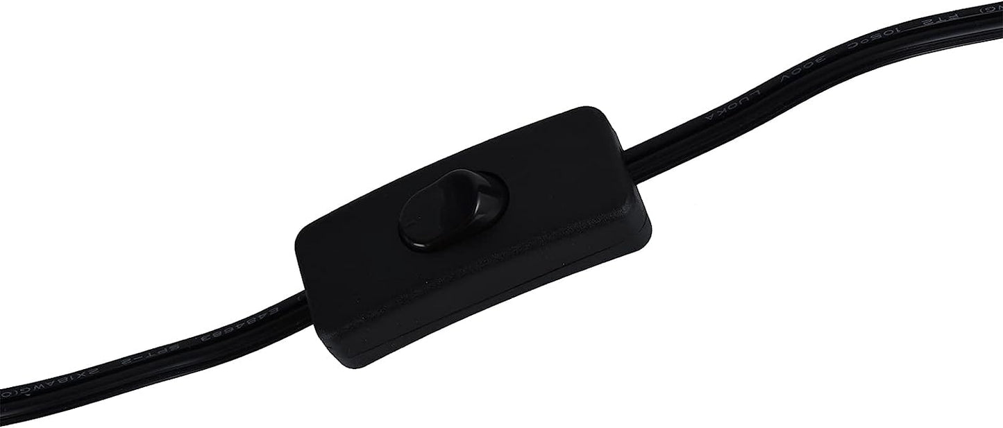 Maxax Tripod Table Lamp, Black Bedside Lamp with Mesh Shade for Bedrooms/Living Room/Dining Room/Kitchen - 18.1 Inches