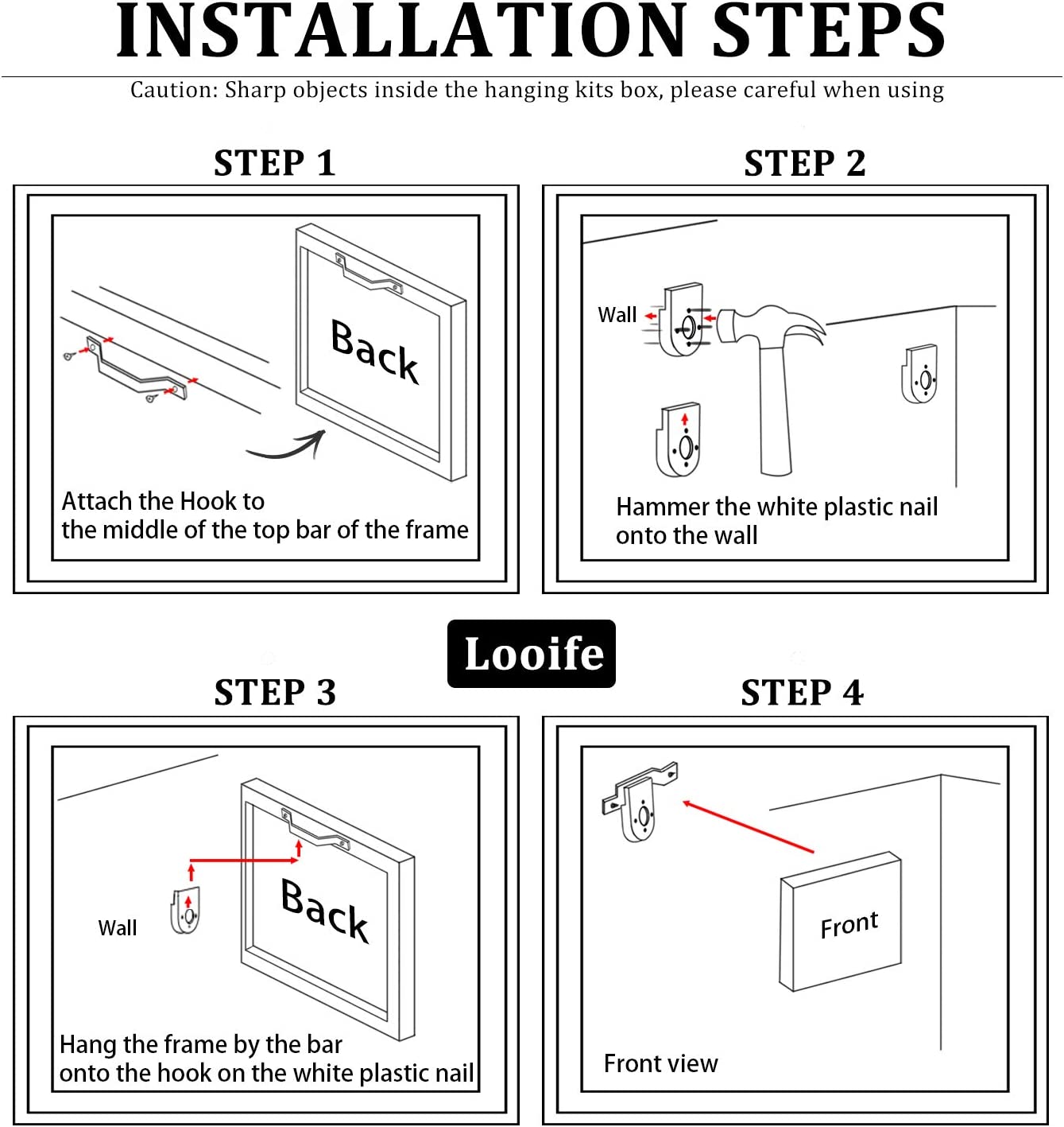 Looife Abstract Canvas Wall Art 24X32 Inch 3 Panels Blue and Yellow Lines Painting Picture Giclee Prints Gallery Wrapped Ready to Hang Artwork for Living Room Office Decoration