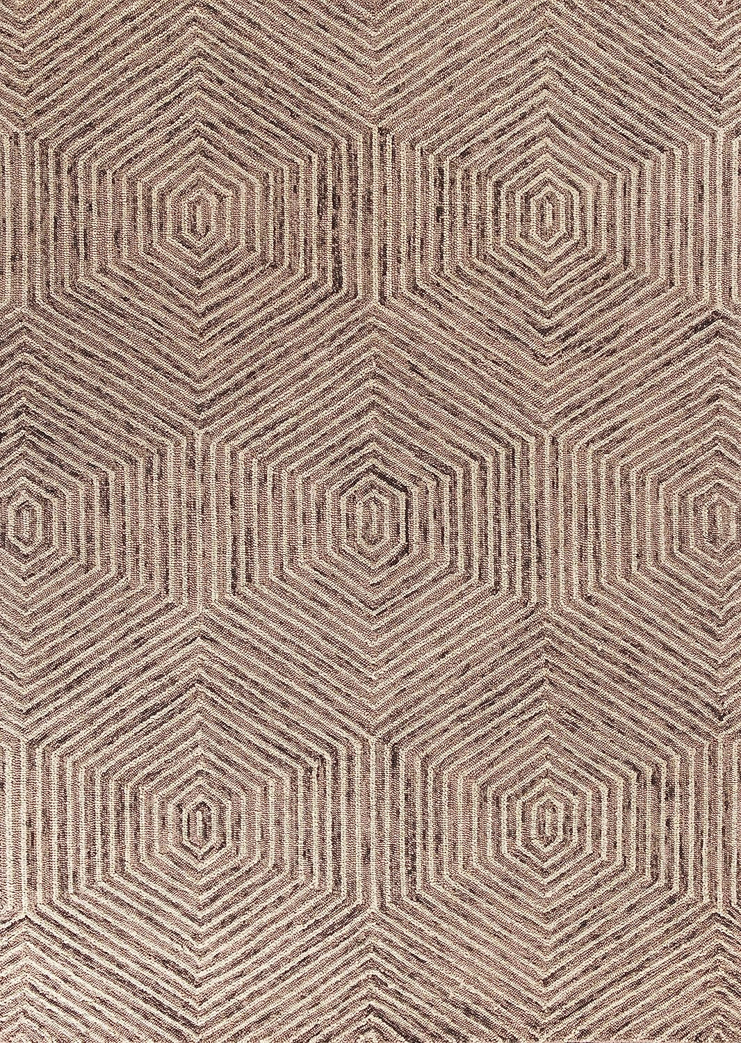 Andrews Mid-Century Neutral Hand-Tufted Area Rug - Ivory 27" X 45"