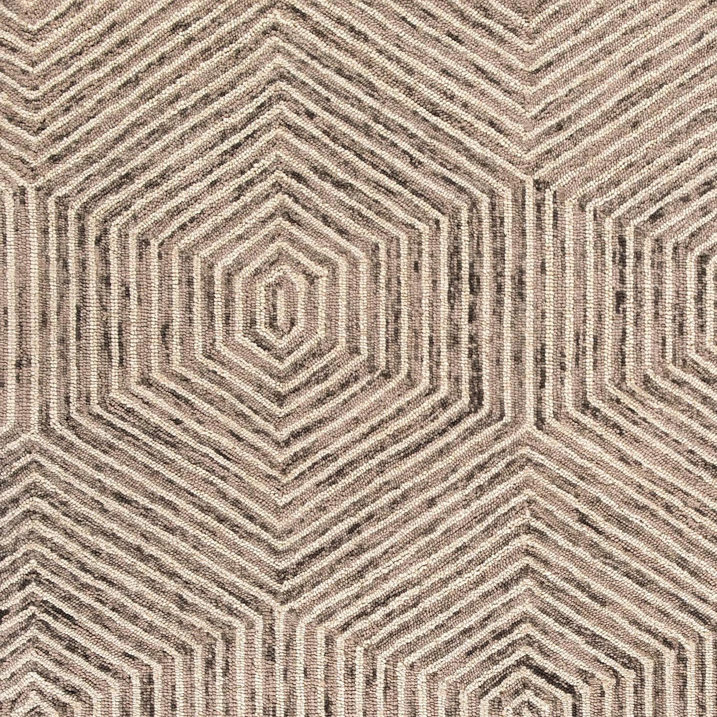 Andrews Mid-Century Neutral Hand-Tufted Area Rug - Ivory 27" X 45"