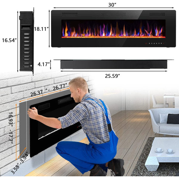 Deleo Electric Fireplace