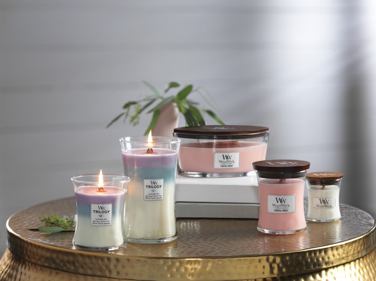 Woodwick Coastal Sunset - Medium Hourglass Candle