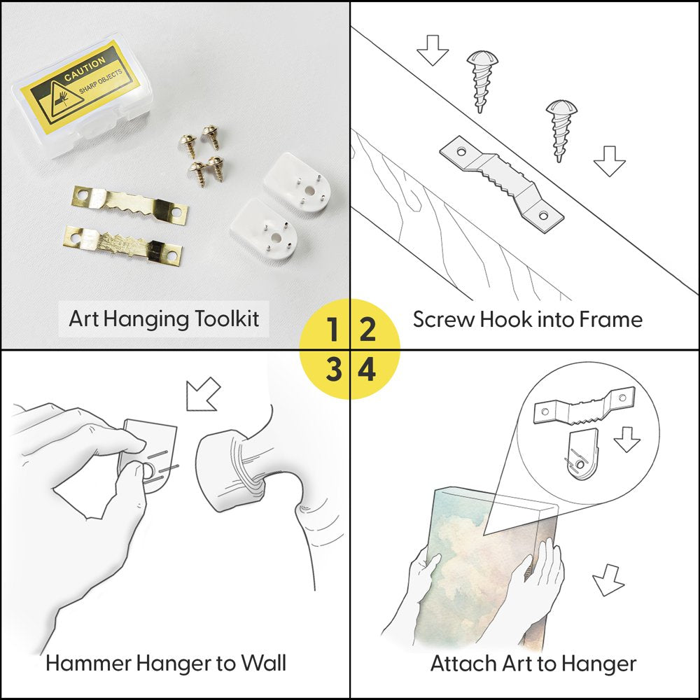 Framed Canvas Print Wall Art Black Panels on Grunge Gray Background Abstract Shapes Illustrations Minimalism Alternative Edgy Dark for Living Room, Bedroom, Office - 16"X24" Black