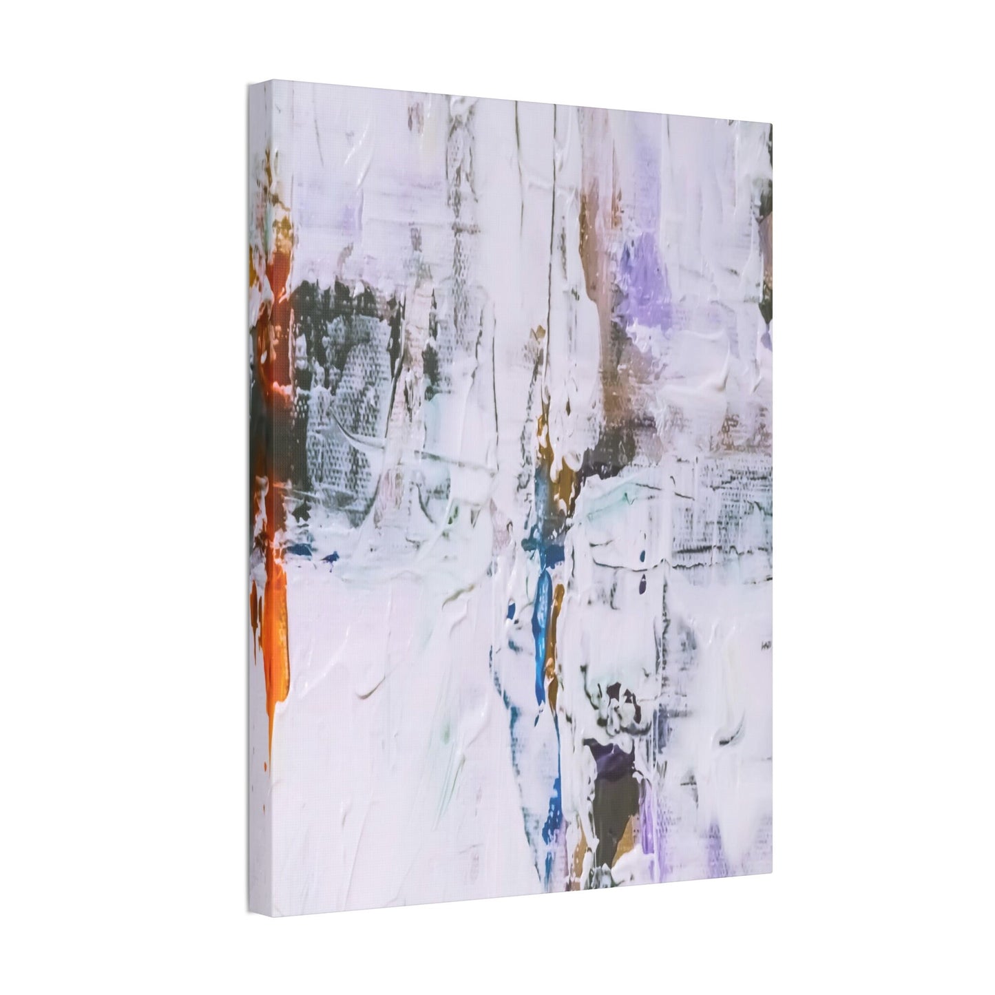 Orange Seer - Polyester Canvas Wall Art Wall Décor Living Room Art Abstract Art