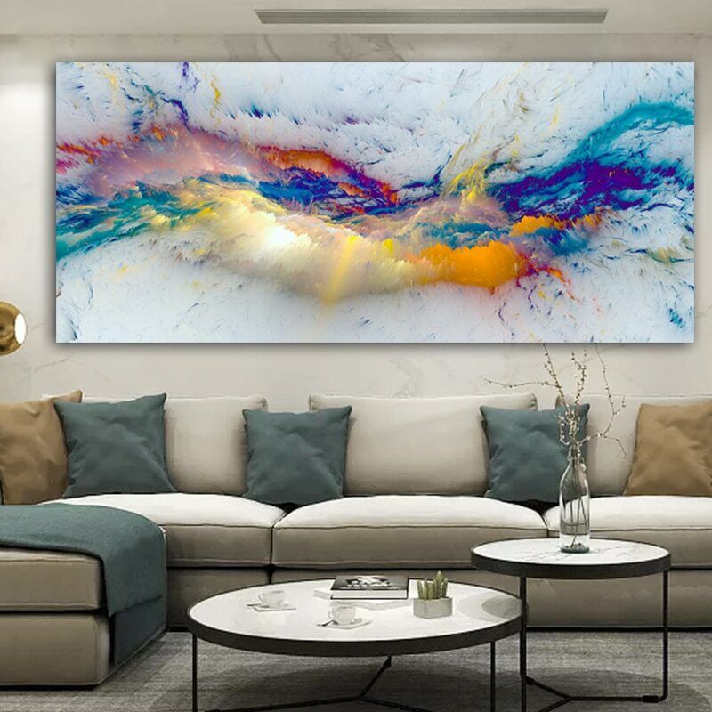 Clouds Abstract Canvas Painting Canvas Wall Art Wall Decor Picture Print Posters