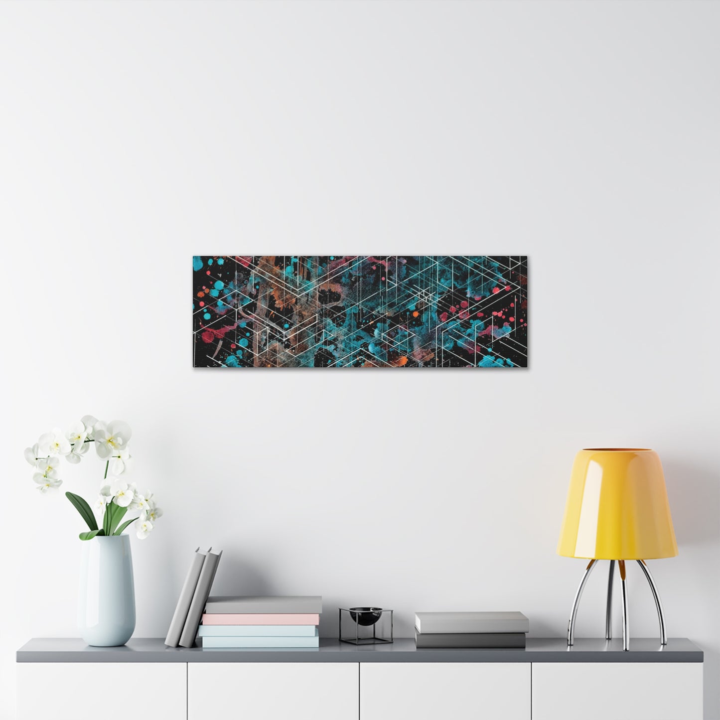 Galaxy Canvas - Dimensional Illusion Wall Art Abstract Water Color Painting