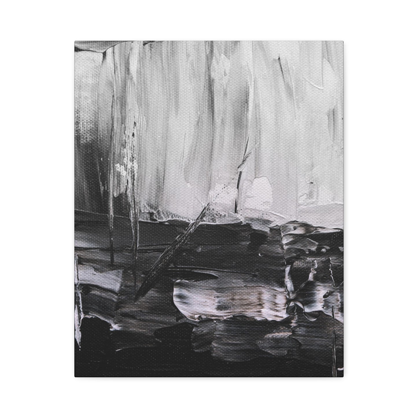 Midnight Train - Polyester Canvas Wall Art Wall Décor Living Room Art Abstract Art