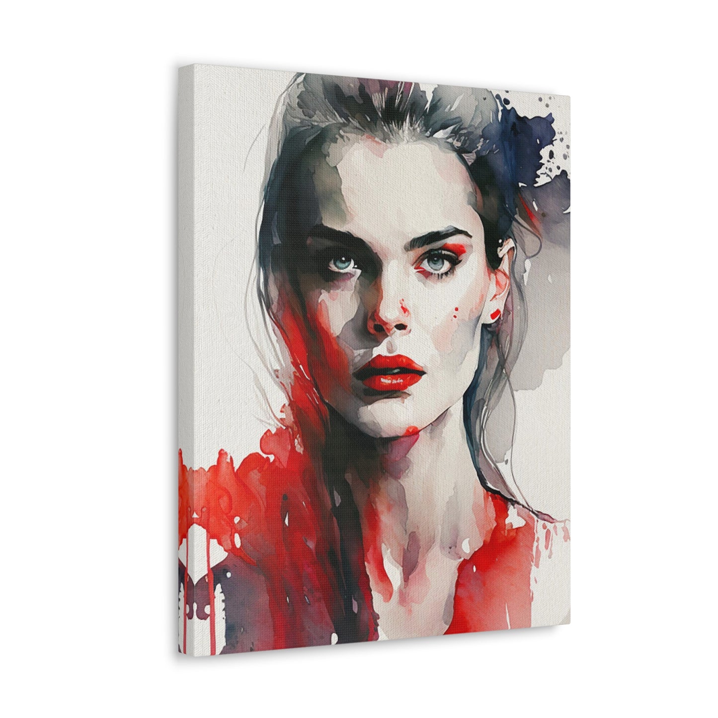 Gen - Canvas Painting / Abstract Painting / Figurative Art / Canvas Gallery Wraps / Black / Red