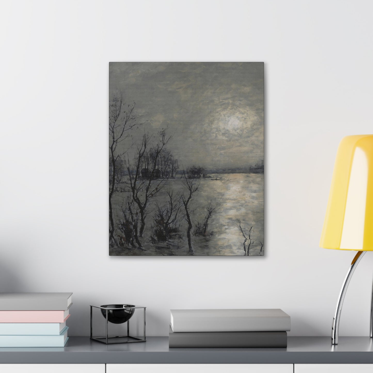 Swampy Dawn - Canvas Painting Wall Art Abstract Painting