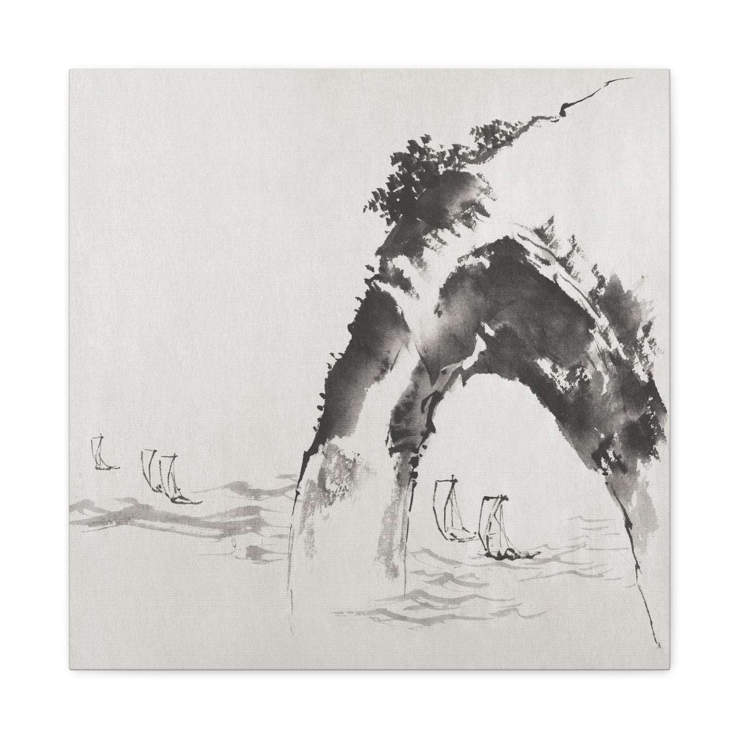 Chasing Fleet - Canvas Painting / Abstract Painting / Figurative Art / Canvas Gallery Wraps