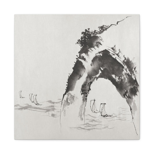Chasing Fleet - Canvas Painting / Abstract Painting / Figurative Art / Canvas Gallery Wraps