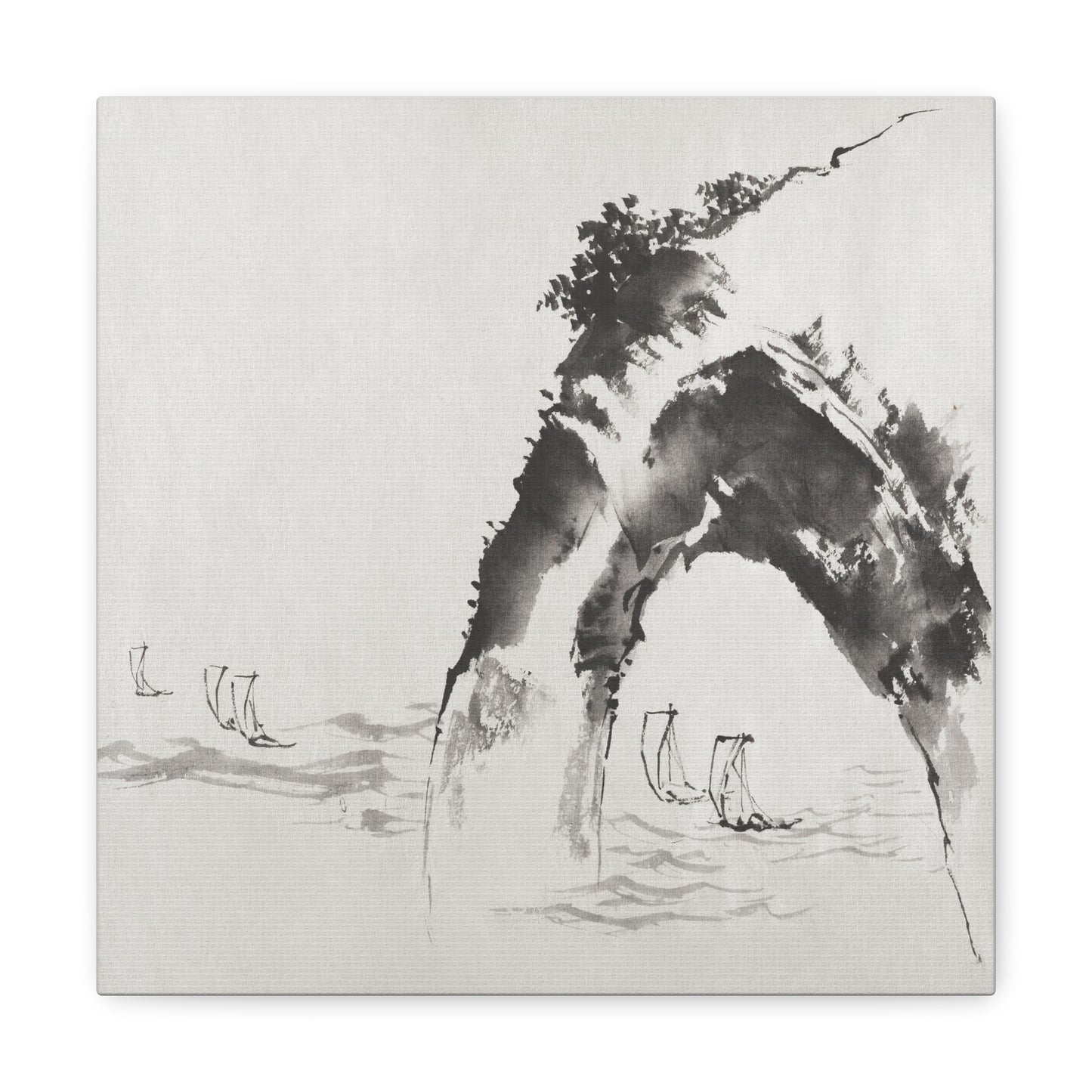Chasing Fleet - Canvas Painting / Abstract Painting / Figurative Art / Canvas Gallery Wraps