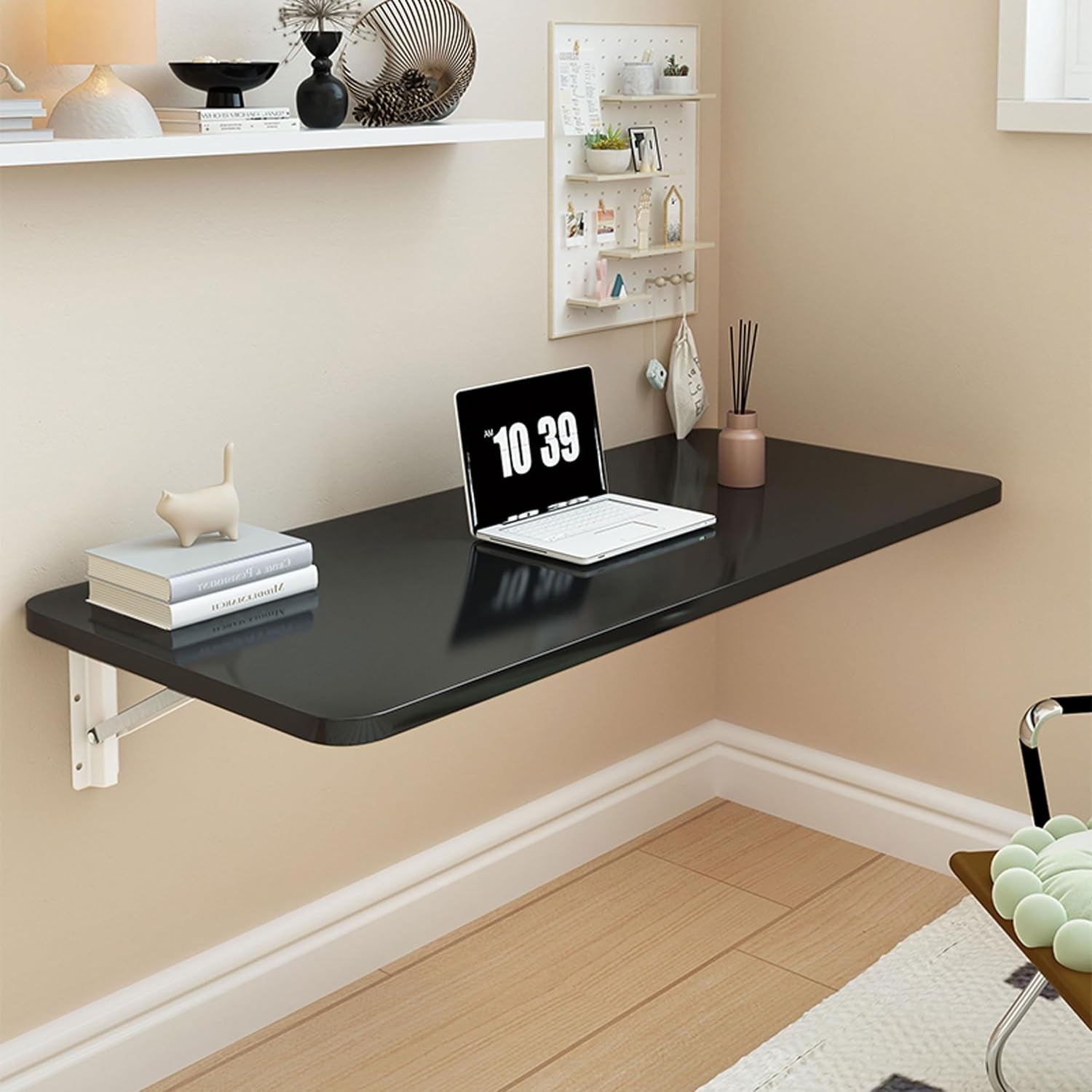 Wall-Mounted Folding Table for Laundry Room and Small Spaces