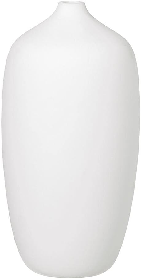 CEOLA Vase Ceramic 5 X 10 - White