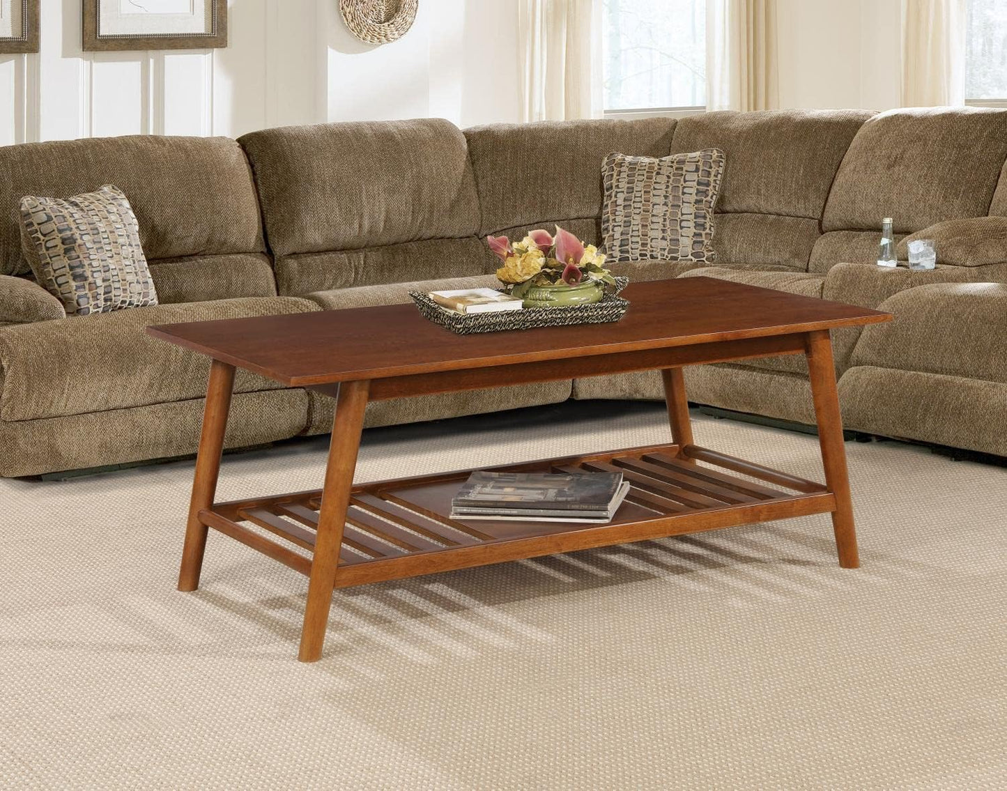 Mid-Century Modern Walnut Melissa Coffee/Tea Table