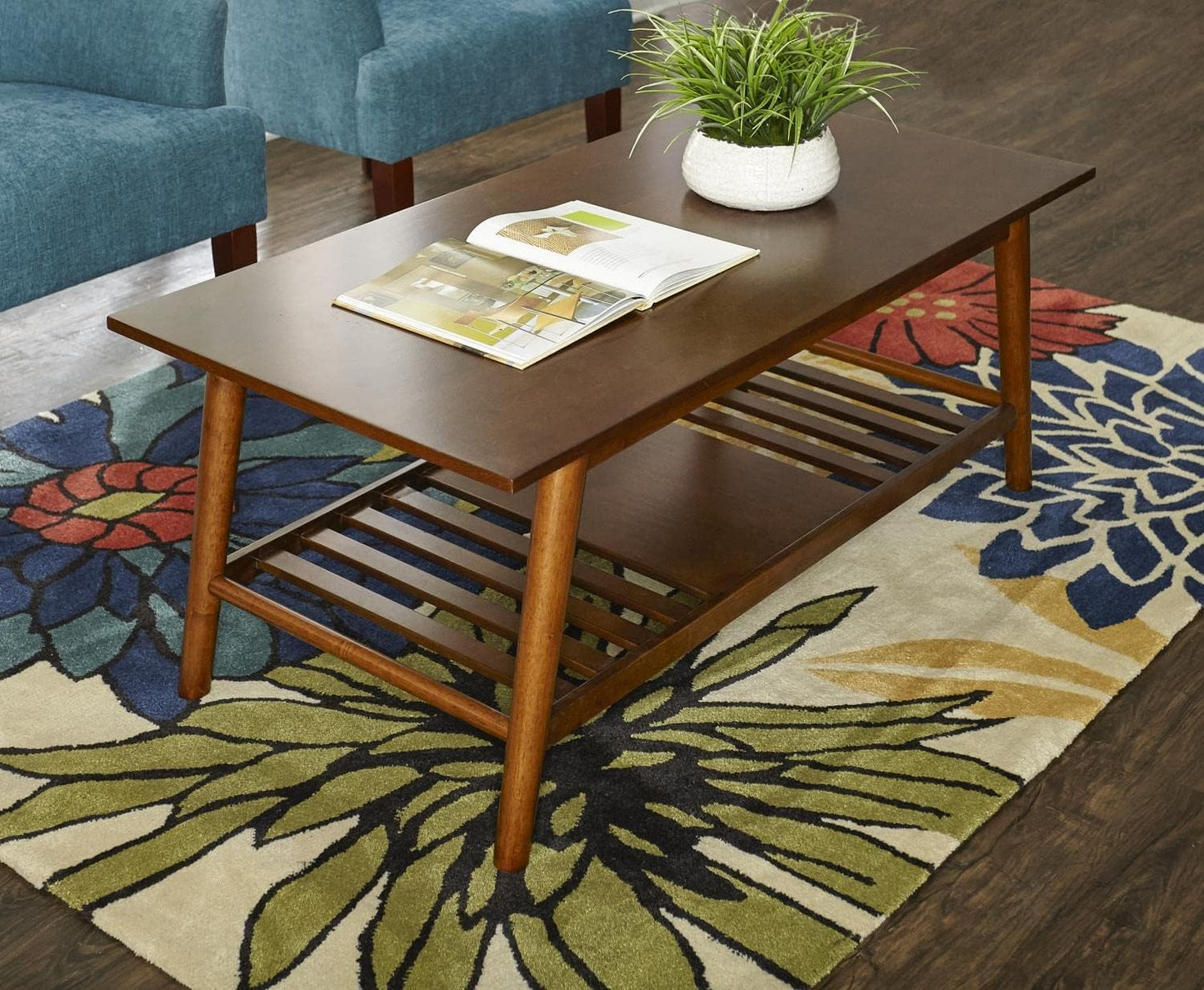 Mid-Century Modern Walnut Melissa Coffee/Tea Table