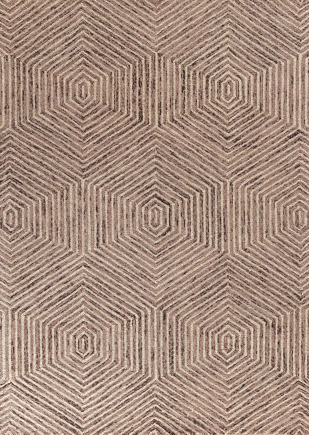 Andrews Mid-Century Neutral Hand-Tufted Area Rug - Ivory 27" X 45"