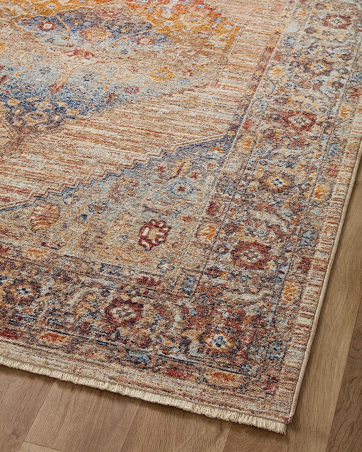 Sorrento Collection SOR-06 Multi/Sunset 3'-11" X 5'-7" Accent Rug
