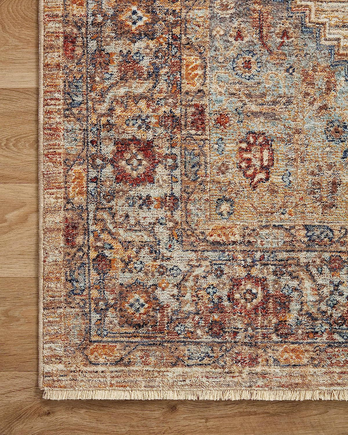 Sorrento Collection SOR-06 Multi/Sunset 3'-11" X 5'-7" Accent Rug