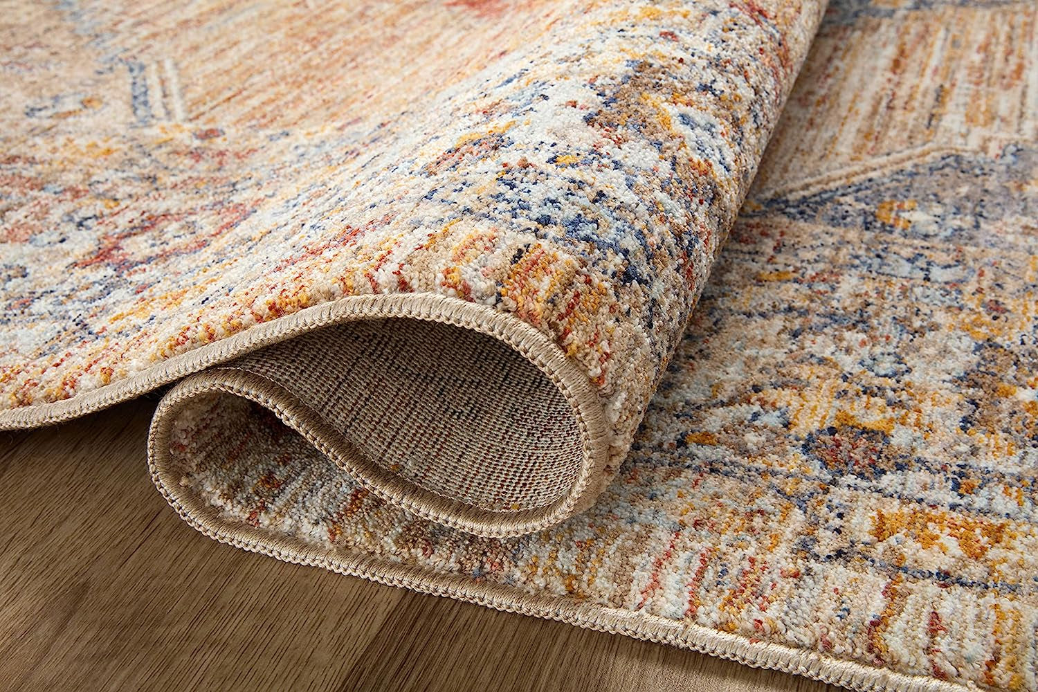 Sorrento Collection SOR-06 Multi/Sunset 3'-11" X 5'-7" Accent Rug