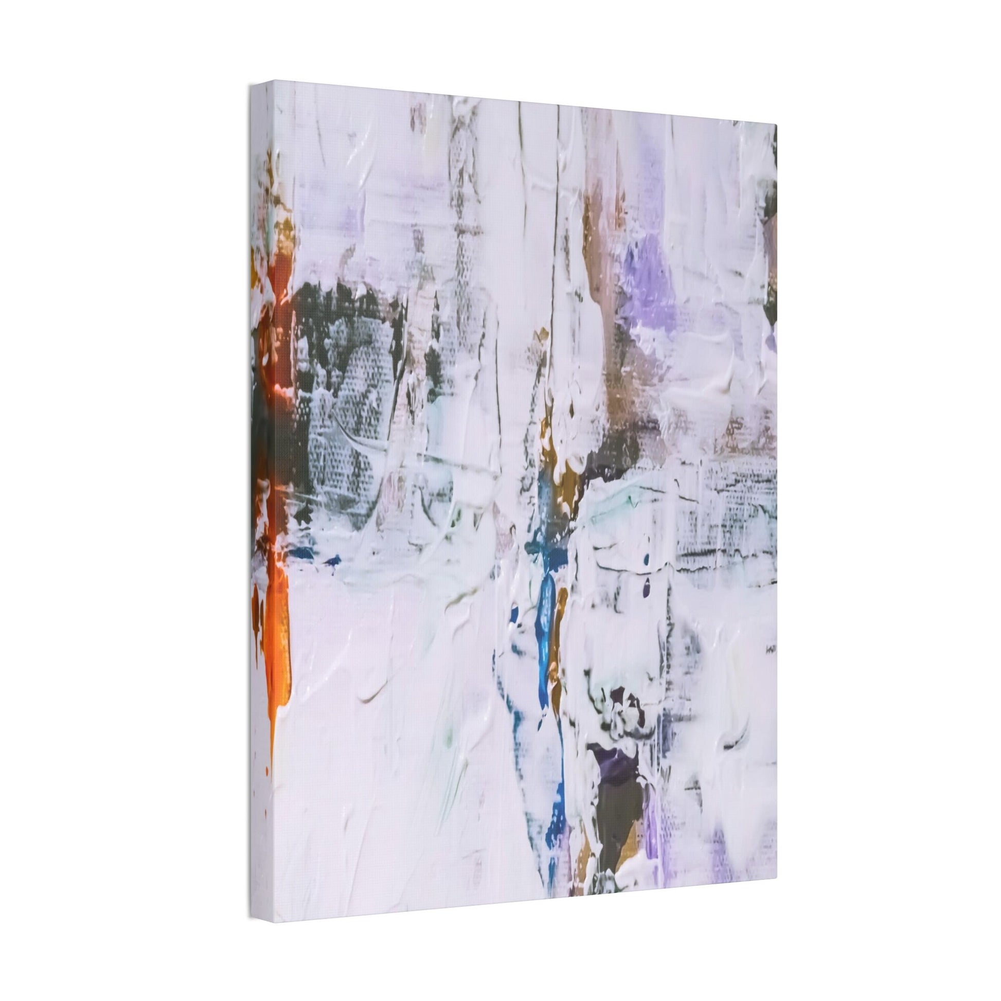 Orange Seer - Polyester Canvas Wall Art Wall Décor Living Room Art Abstract Art