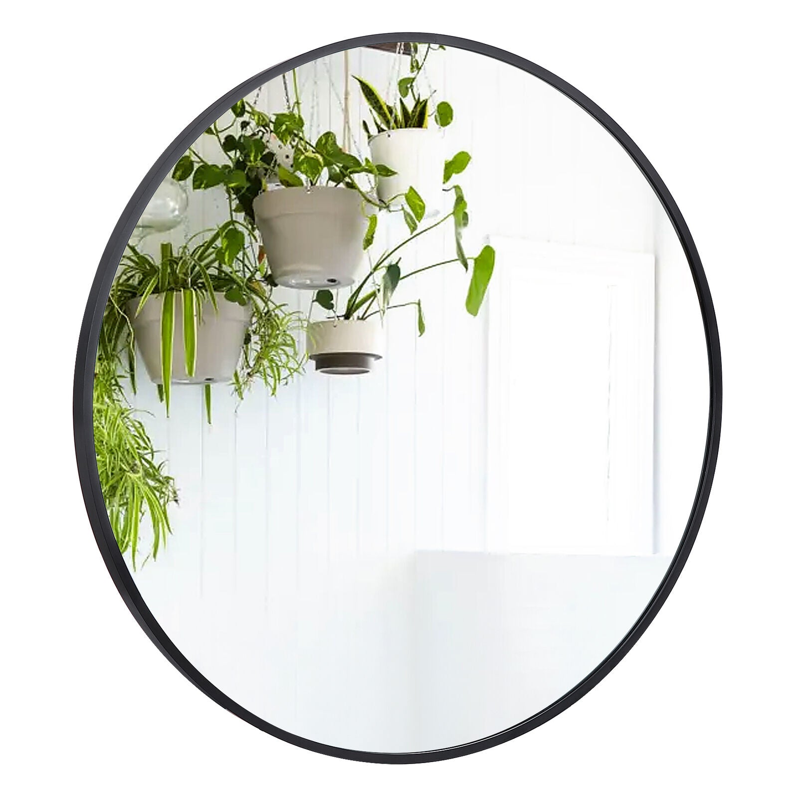 24 Inch Metal Frame round Mirror Home Bedroom Bathroom Decoration Mirror